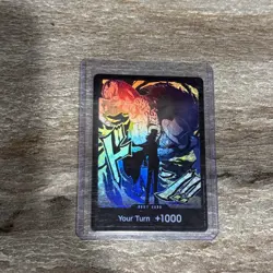 DON!! Card Rob Lucci Foil PRB-02 The Best Vol 2 One Piece Holo Black Your Turn - Image 1