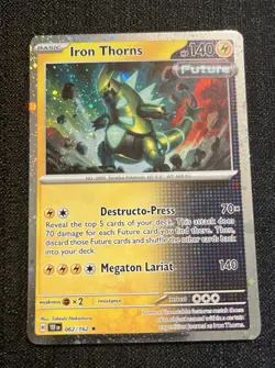 Iron Thorns (Cosmos Holo) 062/162 Miscellaneous Cards & Products Pokemon NM/M - Image 1