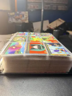 Vintage Pokemon TOPPS Cards Binder Lot ALL Non-Holo 1000+ Cards NM Pack Fresh - Image 2