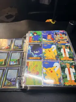 Vintage Pokemon TOPPS Cards Binder Lot ALL Non-Holo 1000+ Cards NM Pack Fresh - Image 3