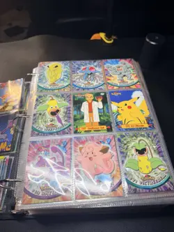 Vintage Pokemon TOPPS Cards Binder Lot ALL Non-Holo 1000+ Cards NM Pack Fresh - Image 4