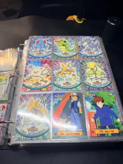 Vintage Pokemon TOPPS Cards Binder Lot ALL Non-Holo 1000+ Cards NM Pack Fresh - Image 5