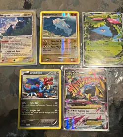 Pokemon TCG 5-Card Lot Venusaur EX M Metagross EX Druddigon Relicanth Holo - Image 1