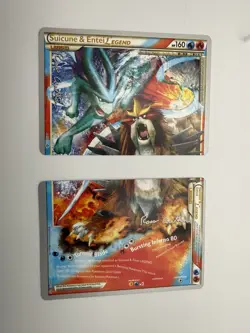 Pokemon Suicune & Entei Legend Card Set (94/95) 2011 World Championship Deck LP - Image 1