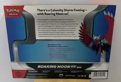ROARING MOON EX BOX Pokemon TCG 4 Booster Packs + 4 Foil Promo Cards SEALED NEW - Image 2