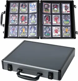 Toploader Binder For Trading Cards, Hard Cases, Holds 216 Toploaders, 9 Pocket - Image 1