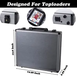Toploader Binder For Trading Cards, Hard Cases, Holds 216 Toploaders, 9 Pocket - Image 2