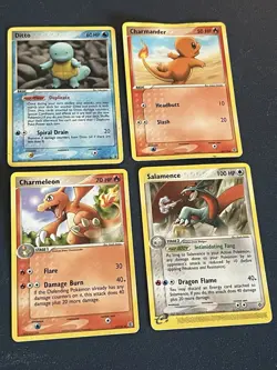 Vintage Pokemon EX Era Card Lot FRLG Dragon TRR Charmander Ditto Salamence 18 - Image 2