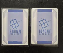 Gundam Card Game Mikazuki Augus Iron and Blood ST05-010,013 Set of 2 English - Image 2