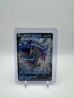 Lapras V 49/202 Ultra Rare Holo Sword & Shield Base Pokemon Card Near Mint NM - Image 1