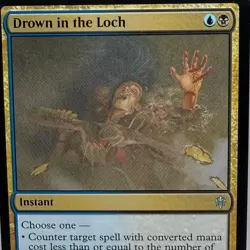 Drown in the Loch MTG Throne of Eldraine 188/269 Uncommon Dimir Instant Card - Image 1