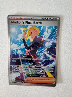 Gladion's Final Battle 118/084 SIR: Pitch Black Holo Pokemon Card - Image 1