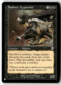 Sadistic Hypnotist 159 The List Reprints Uncommon NM - Image 1