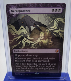 MTG Wilds of Eldraine Enchanting Tales Necropotence Mythic - Image 1