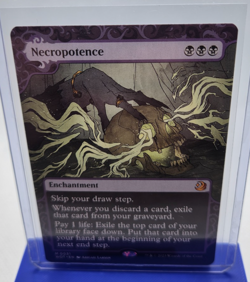 MTG Wilds of Eldraine Enchanting Tales Necropotence Mythic - Image 2