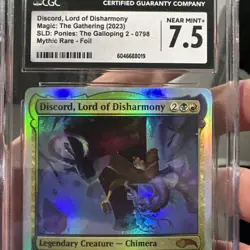 Discord, Lord of Disharmony MTG Secret Lair Ponies The Galloping 2 MLP CGC 7.5 - Image 4