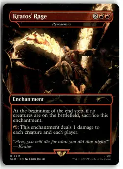 Kratos' Rage - Pyrohemia NM 2211 Secret Lair MTG - Image 1