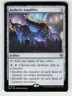 Aetheric Amplifier 18 Rare Commander: Aetherdrift Magic: The Gathering Near Mint - Image 1