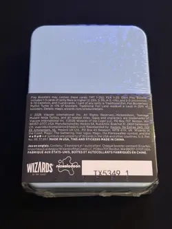 Wizards of the Coast Magic: The Gathering TMNT Tin Box 3 Play Boosters + Sticker - Image 2