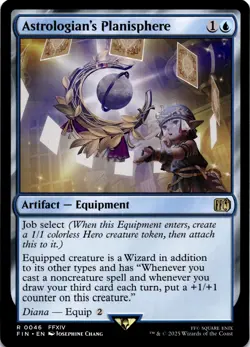 MTG Astrologian's Planisphere NON-FOIL NM 46 FINAL FANTASY Magic the Gathering - Image 1