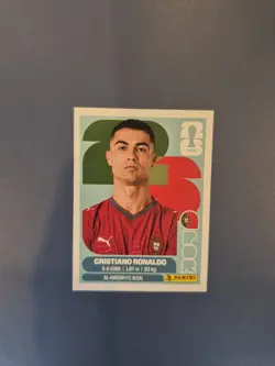2026 Panini FIFA World Cup Sticker Cristiano Ronaldo Sticker POR 15 - Image 1