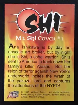 1995 SHI CHROMIUM MAGNACHROME CHASE CARD SUBSET M1-M6 COMIC IMAGES 6 CARDS NM+ - Image 3