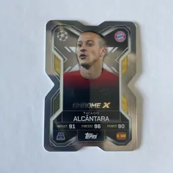 Topps Match Attax Extra 25/26 - Thiago Alcantara - CHROME X - M/NM - Image 1