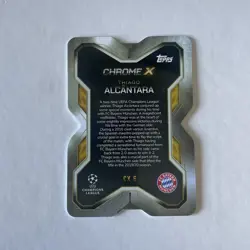 Topps Match Attax Extra 25/26 - Thiago Alcantara - CHROME X - M/NM - Image 2