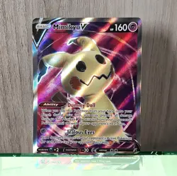 Pokemon Company Mimikyu V Full Art Holo 148/163 SwSh05 Battle Styles Eng 160 - Image 3