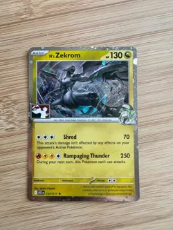 N's Zekrom 155/217 NM Cosmos Holo Pokemon Play! Play Stamp Prize Pack Series 9 - Image 1