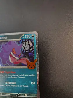 2024 Pokemon TCG Gengar 057/091 Uncommon Cosmos Holo Trick Or Trade Stamp A2 - Image 3