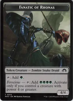 Fanatic of Rhonas Token T Modern Horizons 3 15 NM - Image 1