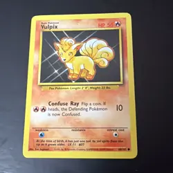 Pokemon WOTC Vulpix 68/102 Base Set UNLIMITED Common D10 - Image 1