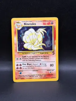 Pokemon TCG Ninetales 13/130 Holo Unlimited Holo Rare - Image 1