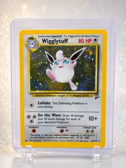 Wigglytuff 19/130 Base Set 2 2000 Holo 80HP Holo Rare English - Image 3