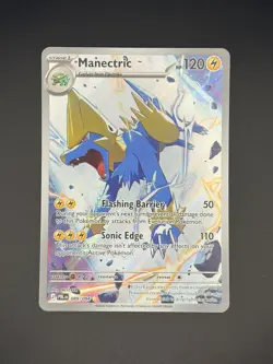 Manectric 089/084 Illustration Rare Pitch Black Pokemon Holo Near Mint - Image 1