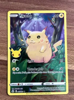 Pokemon Pikachu TCG Holo Ultra Rare Card Celebrations 005/025 - Image 2