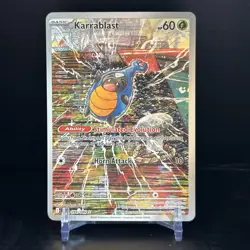Karrablast 094/086 IR Black Bolt Illustration Rare NM Pokemon Tomokazu Komiya - Image 1