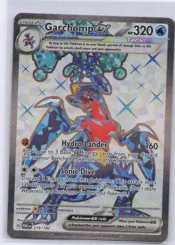 Garchomp ex 219/182 Ultra Rare Paradox Rift Pokemon Holo Near Mint - Image 1