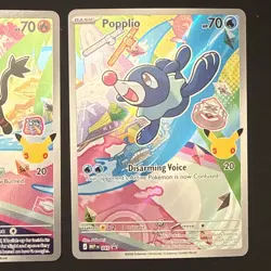 Popplio Rowlet Litten MEP 043 044 045 Pokemon 30th Anniversary First Partner NM - Image 4