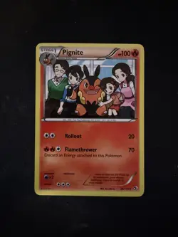Pignite 26/113 Uncommon Legendary Treasures Pokemon TCG - Image 1