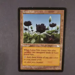 MTG Magic the Gathering Lotus Vale Weatherlight EX Excellent condition - Image 1