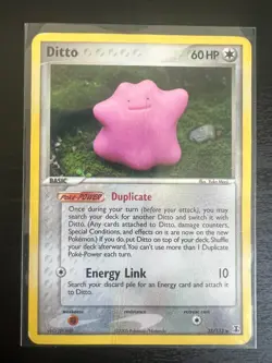 Ditto 35/113 Uncommon Delta Species Yuka Morii Pokemon Card DM - Image 2