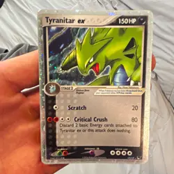 Pokemon Tyranitar ex 17/17 POP Series 1 Holo Ultra Rare English 2004 150HP - Image 1