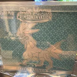 Pokemon TCG Crimson Invasion Elite Trainer Box English - Image 1