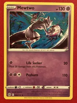 Pokemon TCG Mewtwo Sword & Shield: Brilliant Stars 056/172 Regular Rare - Image 1