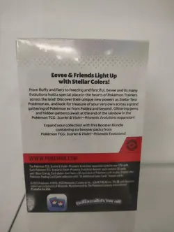 Pokemon TCG Scarlet & Violet Prismatic Evolutions Booster 6 Pack New Sealed - Image 2