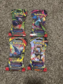 4x Pokemon TCG Mega Evolution Phantasmal Flames Sleeved Packs BRAND NEW Art Set - Image 1