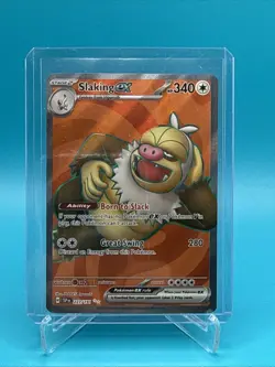 Pokemon TCG Slaking EX Full Art Ultra Rare Holo Card 227/191 Surging Sparks - Image 1