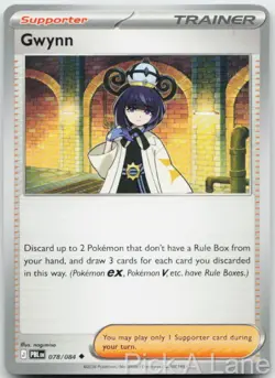 Gwynn 078/084 Uncommon Pitch Black Pokemon Near Mint - Image 1